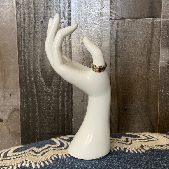 Gorgeous topaz marcasite ring size 9 sterling silver 925 sparkly bling vacation - Picture 12 of 12